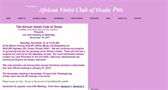 Desktop Screenshot of africanvioletclubofocala.org